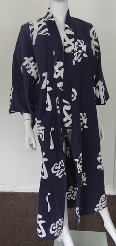 Vintage blue cotton long