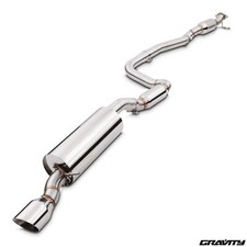 2.5" STAINLESS DECAT EXHAUST SYSTEM FOR FORD FIESTA MK6 ST ST150 2004-2008