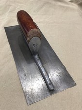 Vintage 11" x 4 3/4" Riveted plastering trowel old tool by Tyzack