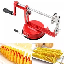 Manual Twist Potato Slicer Stainless Steel Spiral Fry Vegetable Cutter Machine