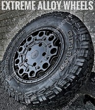 16" Black Draven Alloy Wheels Fits Renault Masters 5x130 + All Terrain Tyres