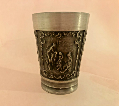 Vintage rein zinn embossed - rein,