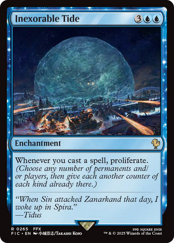 Mtg inexorable tide fic - tide,