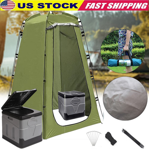 Portable toilet kit camping - portable,