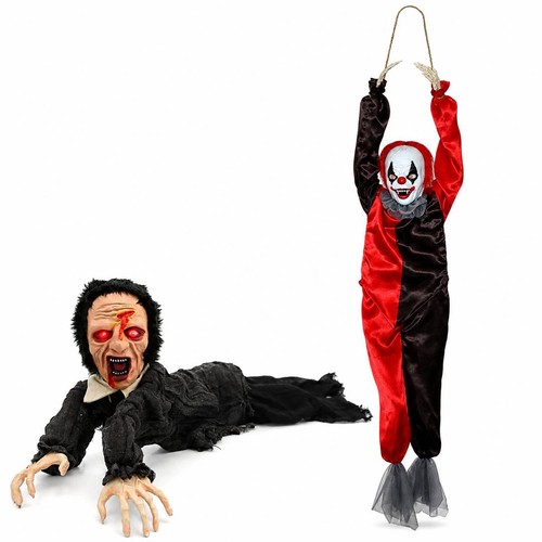 Halloween animatronic clown - clown, &