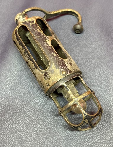 Vintage lucas brass car - vintage,