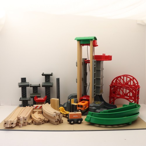 Wooden train track - track, brio