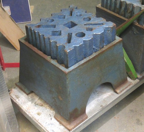 Blacksmiths swage block - blacksmiths,