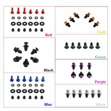 7 Colors Motorcycle T25 Fairing Windshield Bolts Screw & Nut For Harley Aluminum