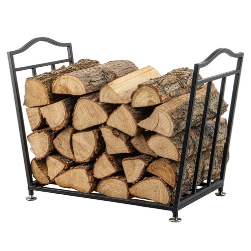 Metal log holder - , firewood