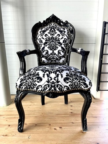 Armchair french louis chair - french,