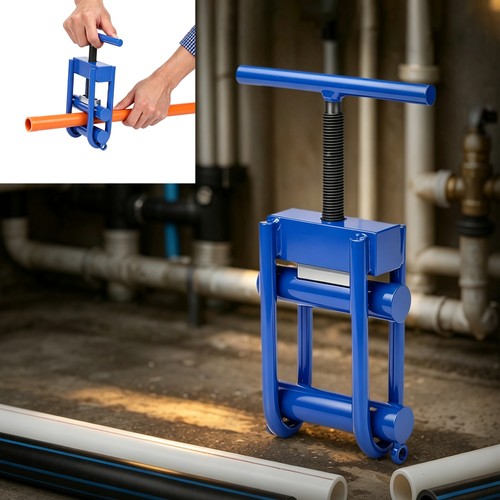 Steel water pipe squeeze off - steel,