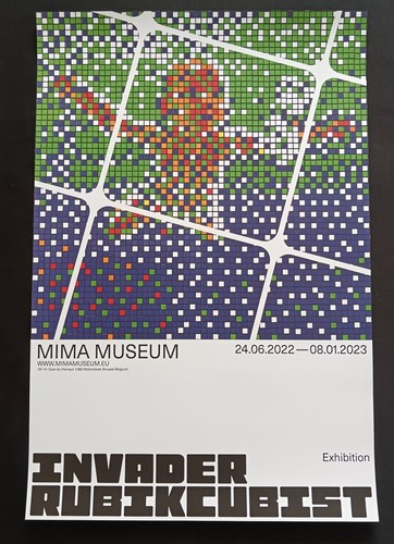 Invader rubikcubist mima 2022 - mima,