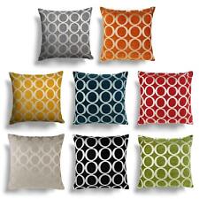 Oh Chenille Cushion Covers 8 Fantastic Colours 18" & 22" Also Filled Cushons