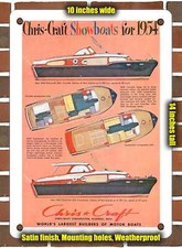 Metal Sign - 1954 Chris Craft Showboards for 1954 - 10x14 Inches