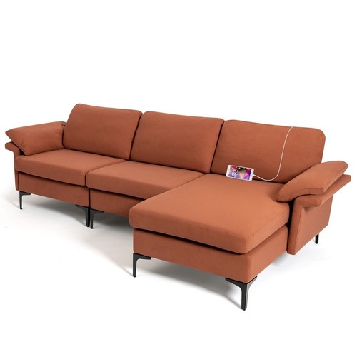 Modular shaped seater sofa - l-shaped,