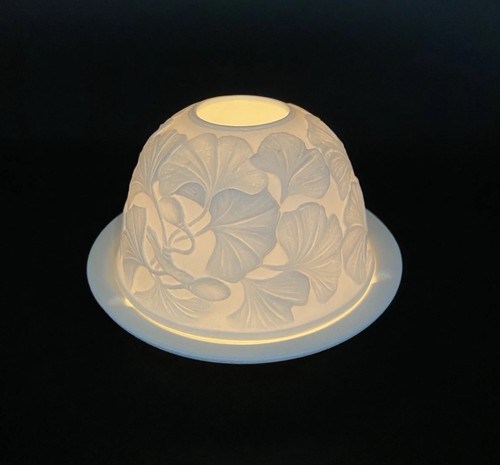Porcelain lithophane tea light - porcelain,