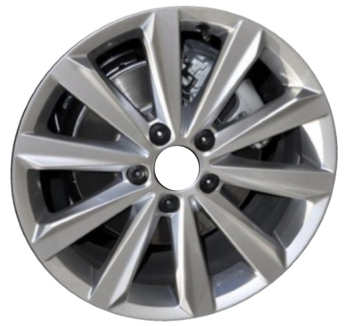17x7 silver aluminum - aluminum, alloy