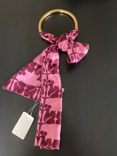 Marni necklace scarf silk pink - marni,