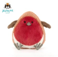 2025 Jellycat Plum Robin Plush Toy With Tags Bird Dolls Christmas Gifts
