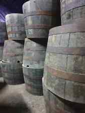watertight 100% GUARANTEED large oak whiskey half barrel planter patio herb rose