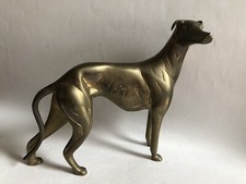 Vintage Brass Greyhound