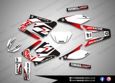Yamaha DT DT125X DTRE-X DT125RE Graphics Sticker Decal Set (Blk Red)