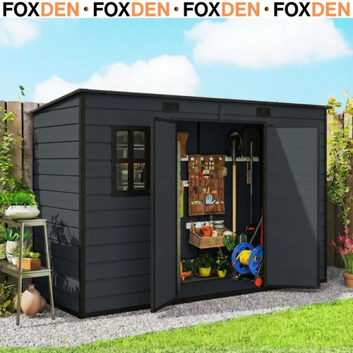 Resin garden shed - resin,