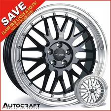 18" SM BBS ALLOY WHEELS X4 - TYRES Fits : AUDI A3 A4 A6 TT PCD: 5X112