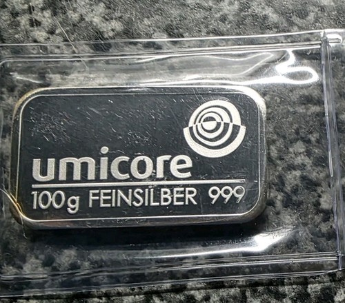 100g silver bar - , umicore