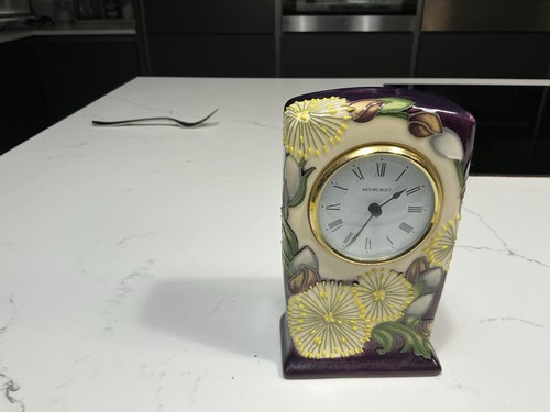 Rare moorcroft clock - rare,