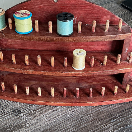 Thimble holder wooden - holder,