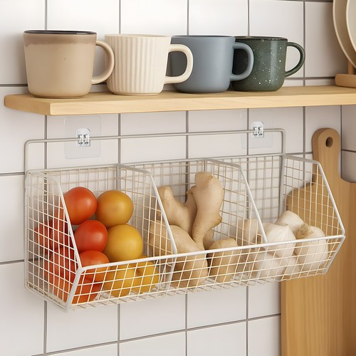 2pcs wire kitchen - kitchen, baskets