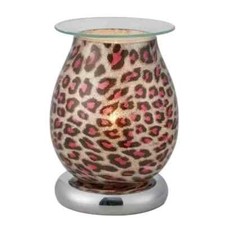 Cheetah Print Lamp Cerise wt