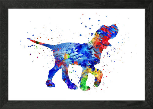 Italian spinone framed wall - spinone,