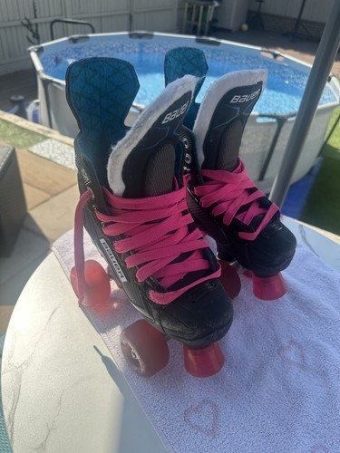 Black pink bauer - bauer, skates