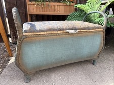 vintage ottoman Original Blue