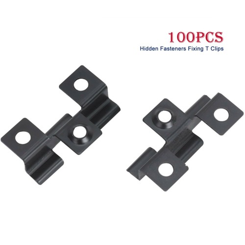 100x composite decking clips - 100x,