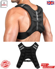 Weighted Running Vest 5kg/10kg/15kg Jacket Weight Loss Home Gym Fitness Exercise