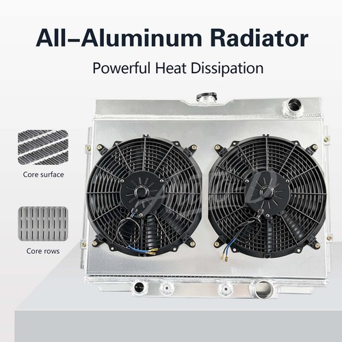 3row aluminum radiator fan - 3row, radiator+fan