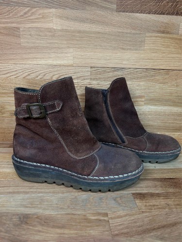 Fly london womens brown suede - london,