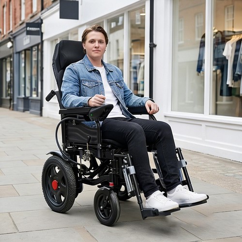 Reclining electric wheelchair - electric,