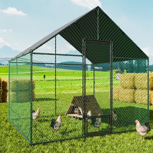 Large elevated chicken coop - elevated,