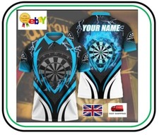 DART SHIRT PERSONALISED - WE PRINT YOUR NAME -  EXCELLENT GIFT - UK SELLER