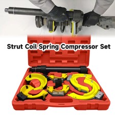 Heavy Duty Coil Spring Strut Compressor Clamp Shock Absorb Pressure Removal Tool