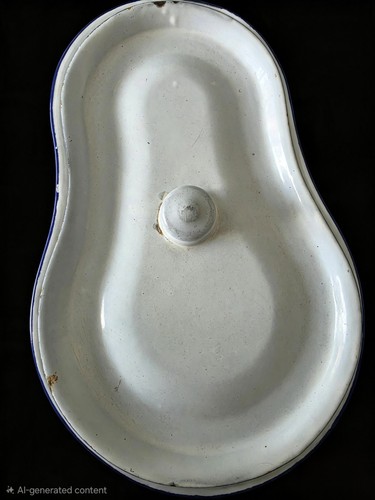 Vintage enamel wash - enamel,