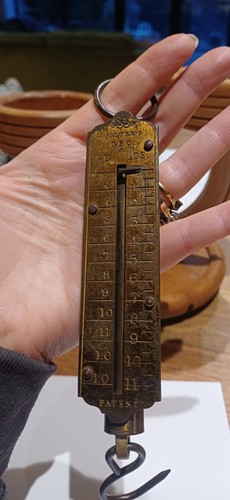 Antique brass salter gpo - salter,