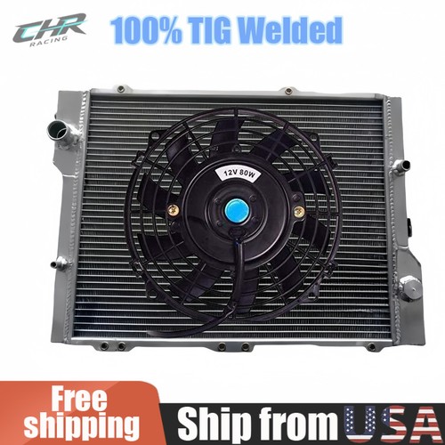 Row aluminum radiator - row, radiator+fan