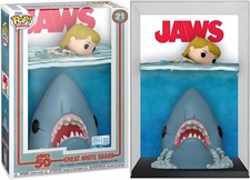 GW916f POP - VHS Covers - Jaws 50th Anny. Great Shark New & Original Packaging