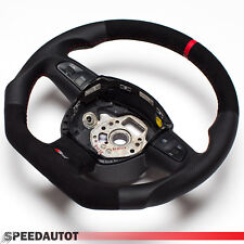 Exchange S-Line flattened steering wheel leather steering wheel black for Audi A4 A3 A6 Q5 A5